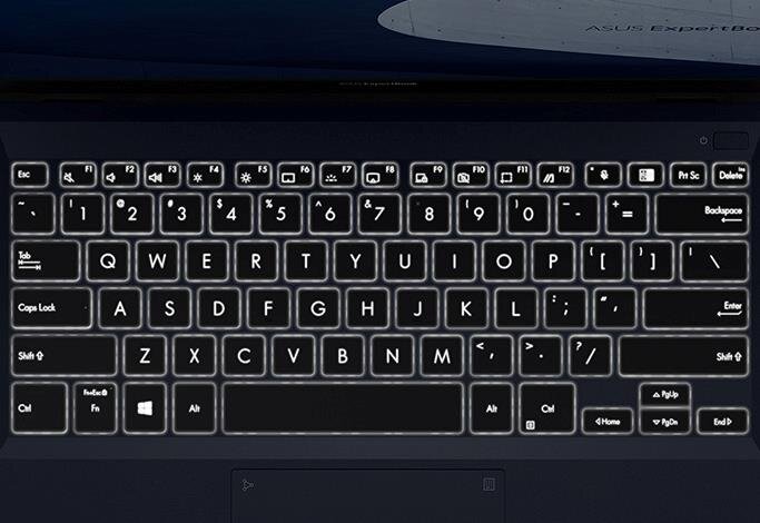 Laptop ASUS ExpertBook B1400 - Podświetlona klawiatura