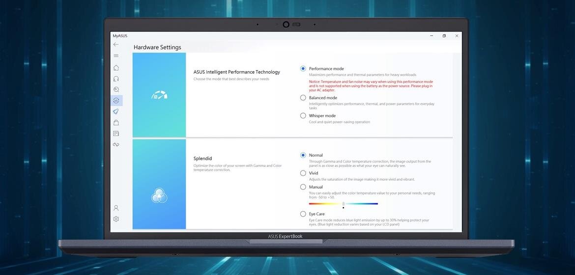 Laptop ASUS ExpertBook B1400 - Intelligent Performance Boost