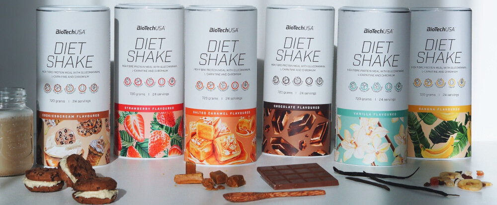 Kontrola wagi BIOTECH Diet Shake Ciastko kremowe (720 g)
