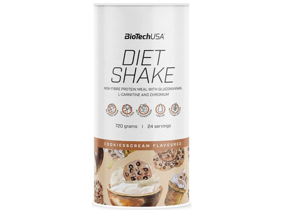 Kontrola wagi BIOTECH Diet Shake Ciastko kremowe (720 g)