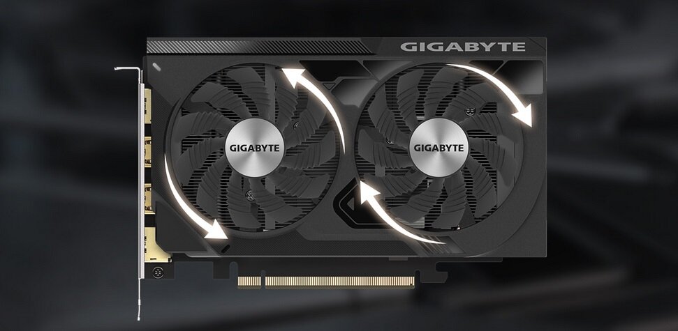 Karta graficzna GIGABYTE GeForce RTX 4060 Ti WindForce OC 16GB - Alternate Spinning