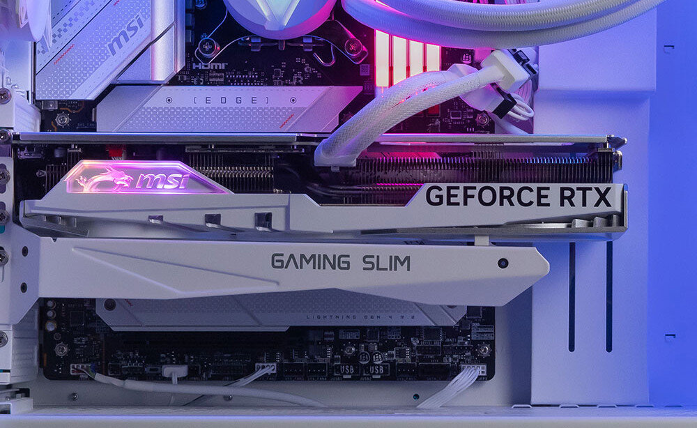 Karta graficzna MSI GeForce RTX 4070 Ti Gaming X Slim White 12GB DLSS 3 architektura technologie