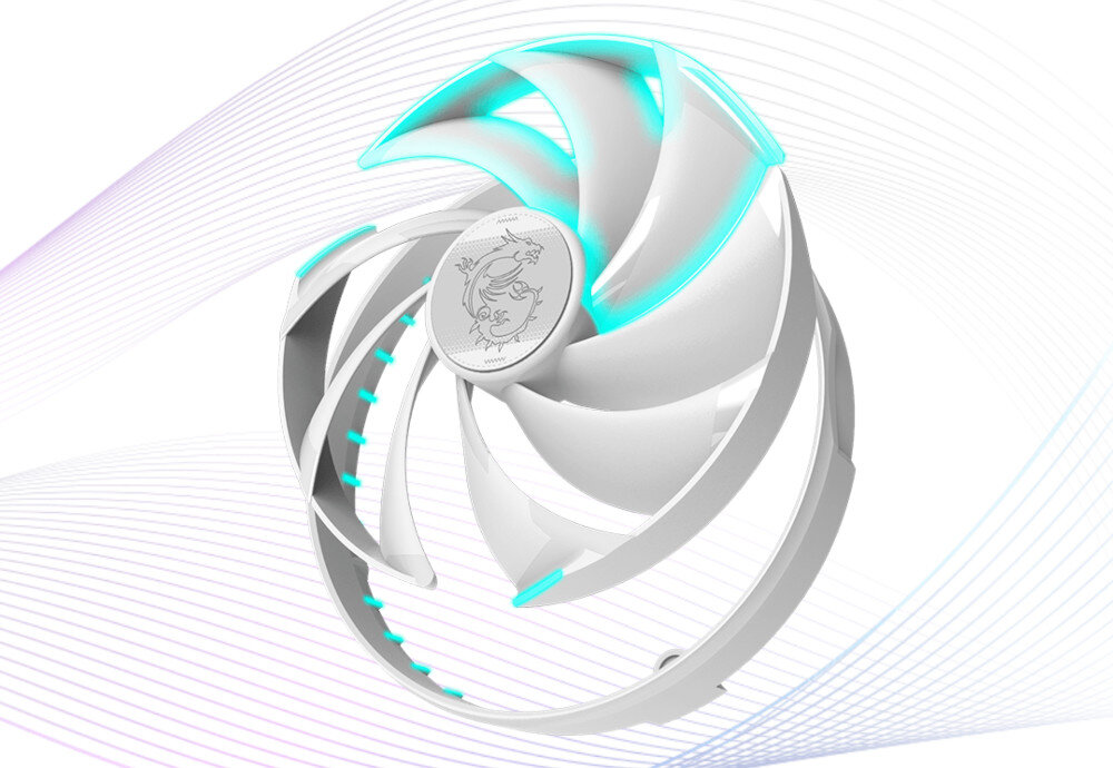Karta graficzna MSI GeForce RTX 4070 Ti Gaming X Slim White 12GB DLSS 3 chłodzenie temperatura