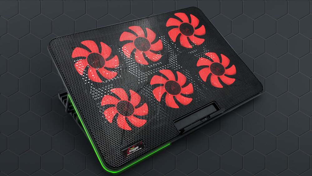 Podstawka chłodząca FROGGIEX X-HyperCooling intensywnie pracujesz, czy grasz stałe chłodzenie optymalną temperaturę 6 wentylatorom dostosować moc chłodzenia do 2800 RPM 2 przełącznikom