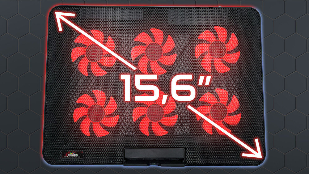 Podstawka chłodząca FROGGIEX X-HyperCooling do 15,6 cala