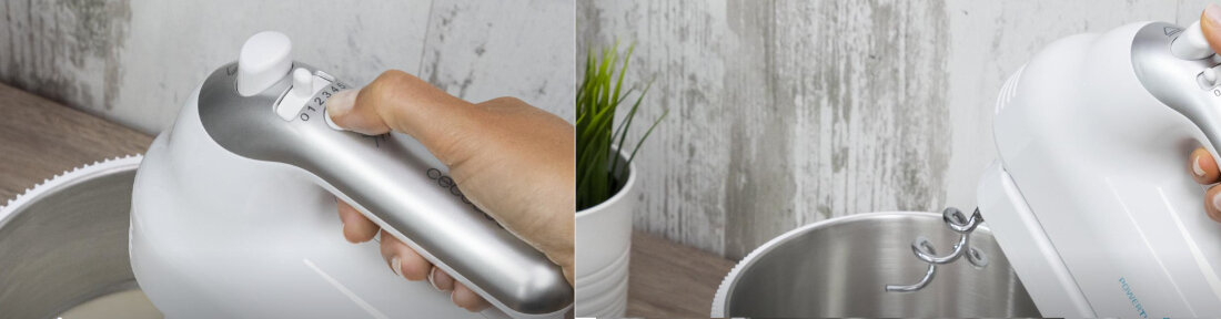 Mikser CECOTEC PowerTwist 500 Steel 5 Poziomów Prędkości Funkcja Turbo precyzja dopasowanie