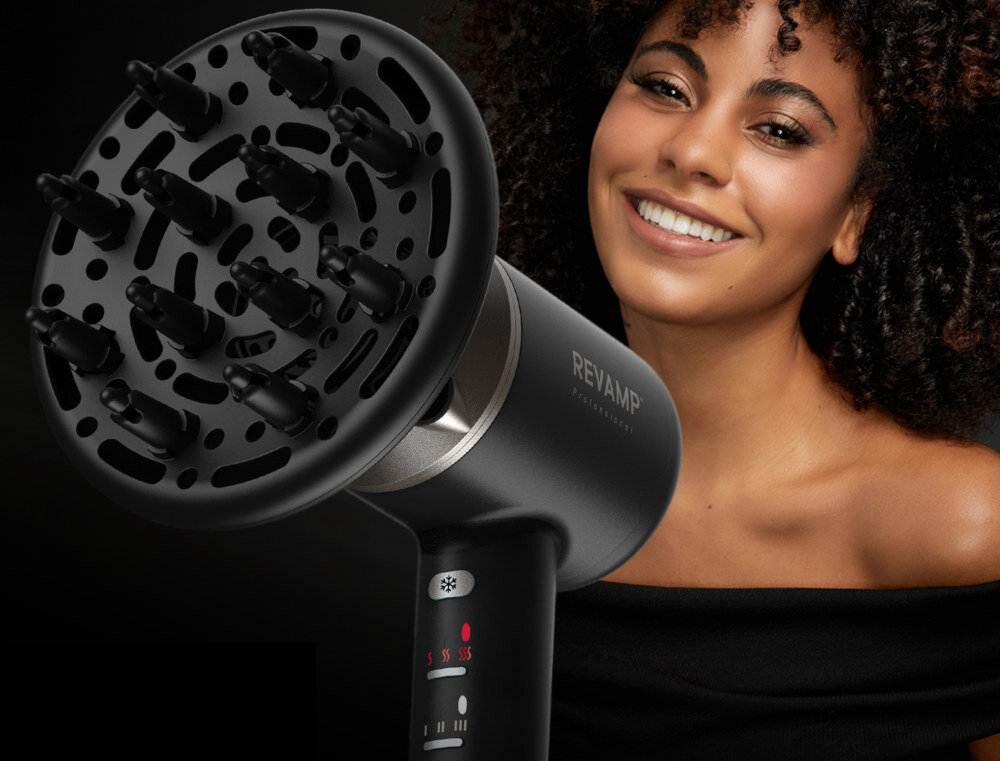 Suszarka REVAMP Enigma Professional DR-7000 precyzyjne modelowanie fryzury fale loki 