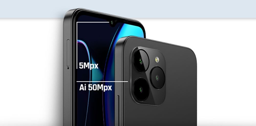 SMARTFON MYPHONE N23 LITE ekran bateria aparat procesor ram pamięć pojemność rozdzielczość zdjęcia filmy opis dane cechy blokady system łączność wifi bluetooth obudowa szkło odporność porty muzyka transfer sieć przekątna matryca waga czujniki oled amoled ips