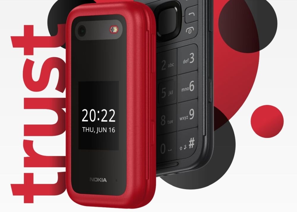 Telefon NOKIA 2660 Flip bateria zasilanie łączność ładowanie baza wyświetlacz klawiatura czuwanie dzwonienie dzwonki przewód słuchawka numery funkcje opis cechy
