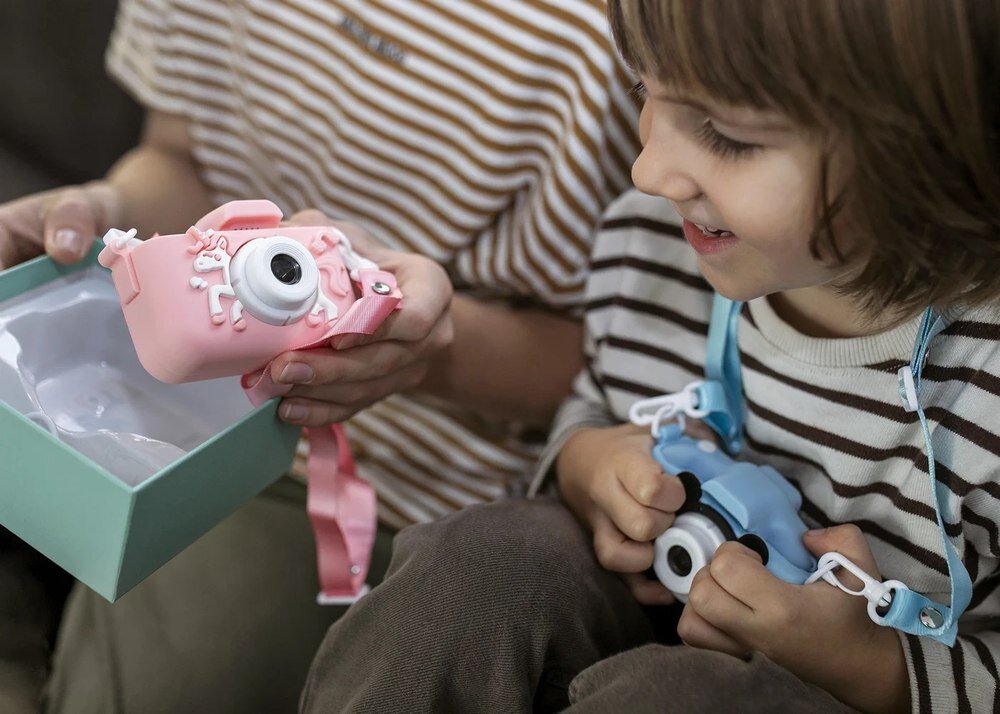 Aparat dla dzieci EXTRALINK Kids Camera H29 filtry kolorowe ramki kreatywna fotografia