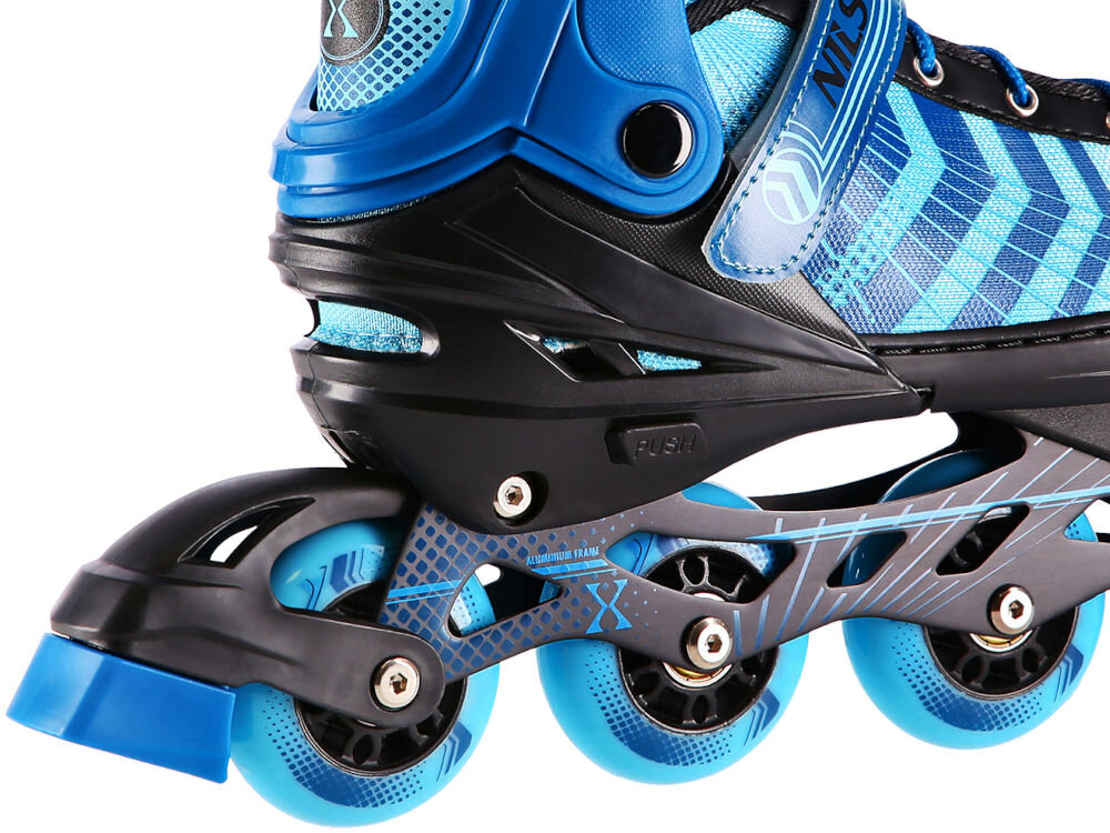 Łyżworolki NILS EXTREME NH18192A 4w1 (rozmiar 39-43) abec7 przyczepność miekkie koła