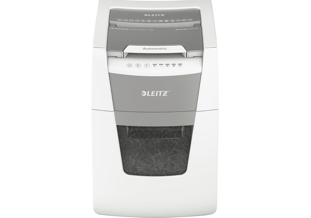 Niszczarka LEITZ IQ Autofeed Office 150 P4 szczelność szybkość cisza opróżnianie pojemność