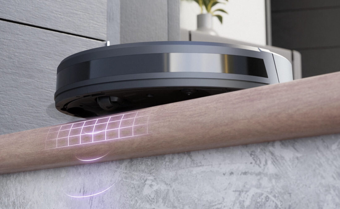 Robot sprzątający TESLA Smart Vacuum Cleaner Laser AI200 Precyzja sprzątania bezpieczny sprzątanie precyzja czujniki antyupadkowe antykolizyjne system nawigacji laserowej