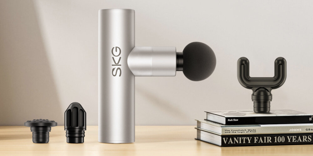 Pistolet do masażu SKG F3 Lite zestaw