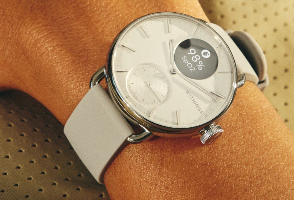 Smartwatch WITHINGS ScanWatch 2 tętno spoczynkowe aplikacja