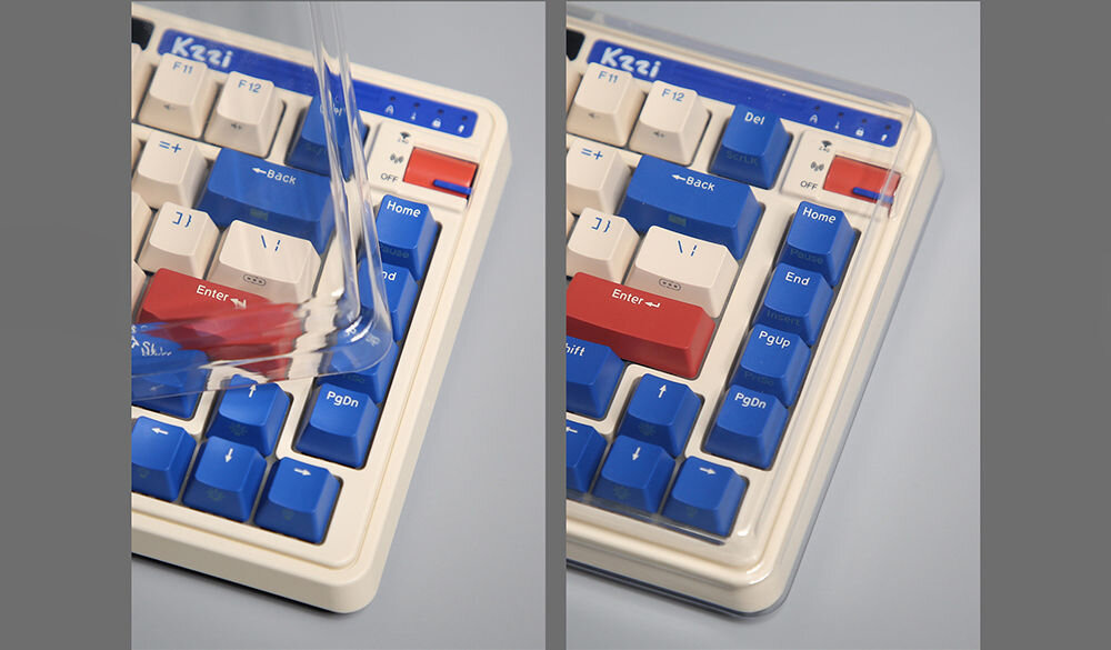 Klawiatura ROYAL KLUDGE K75PRO Rhine USB-A USB-C dedykowana aplikacja możliwość personalizacji specjalna osłonka