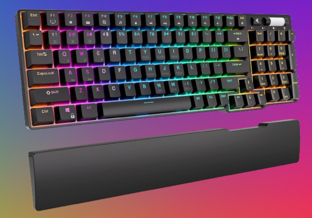 Klawiatura ROYAL KLUDGE RK96  światło wygoda elastyczność styl akumulator łączność