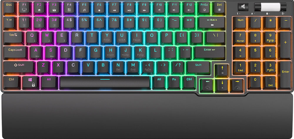 Klawiatura ROYAL KLUDGE RK96  światło wygoda elastyczność styl akumulator łączność