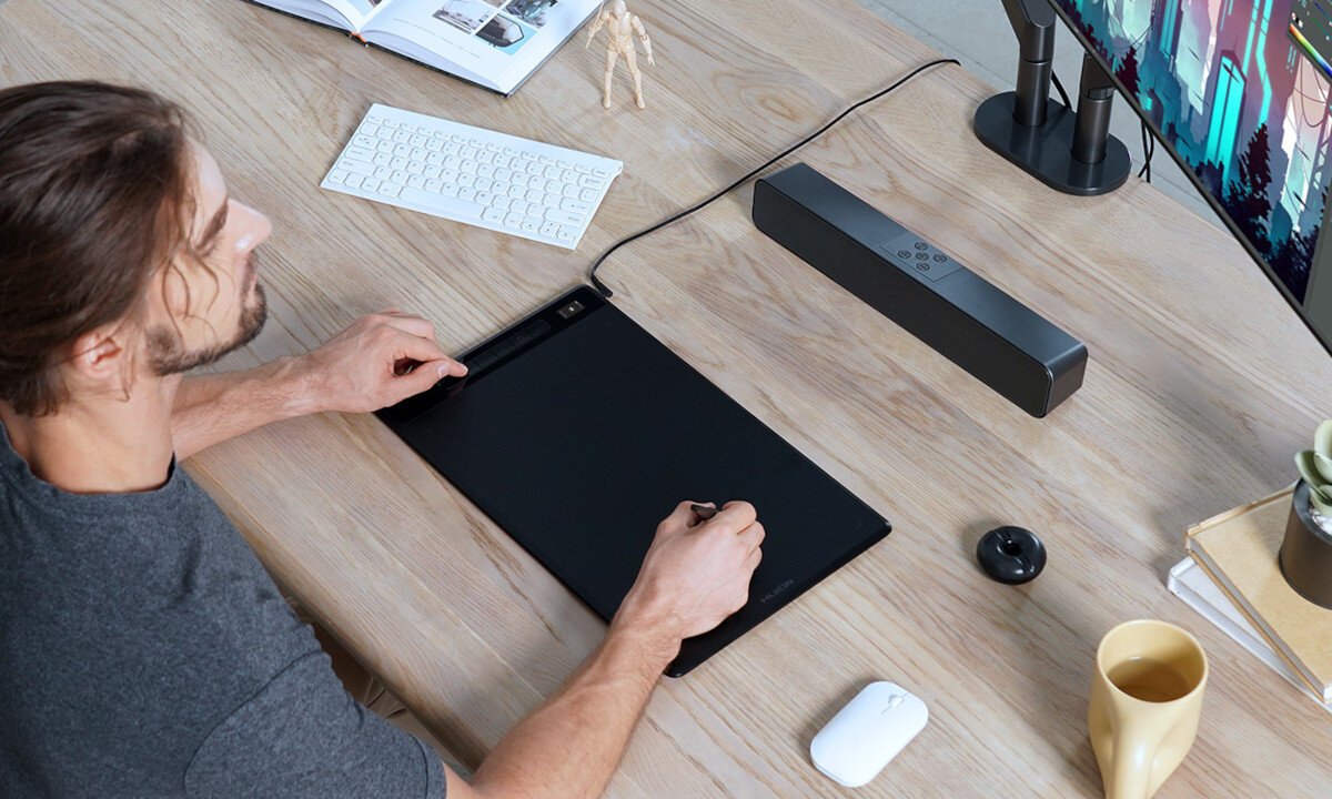 Tablet graficzny HUION Giano G930L pióro technologia precyzja końcówki odczucia
