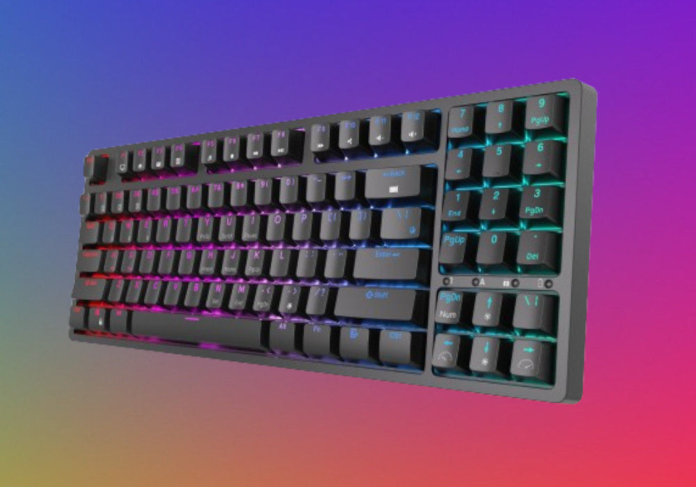 Klawiatura ROYAL KLUDGE RK92 światło wygoda elastyczność styl akumulator łączność