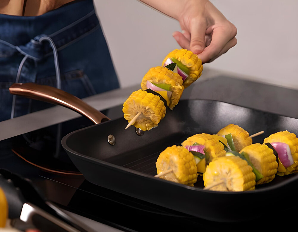 Patelnia grillowa CECOTEC Fantasy Bucket Golden jakos wygoda gotowanie kuchnia