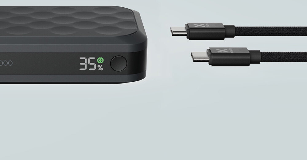 XTORM Powerbank Fuel 5 67w Czarny 35w usb-c, ładowanie przelotowe