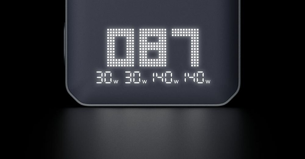 Powerbank XTORM Titan Ultra 200W cyfrowy wyświetlacz LED, poziom naładowania baterii