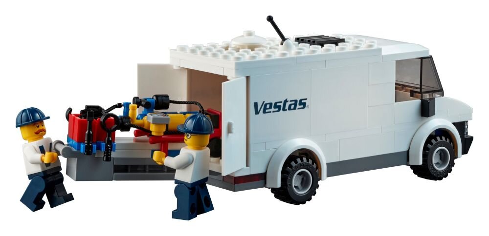 LEGO 10268 Creator Turbina wiatrowa Vestas klocki elementy zabawa łączenie figurki akcesoria figurka zestaw
