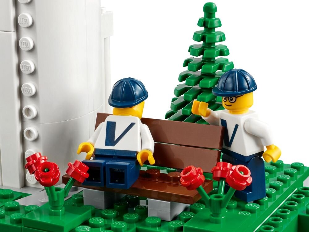 LEGO 10268 Creator Turbina wiatrowa Vestas klocki elementy zabawa łączenie figurki akcesoria figurka zestaw