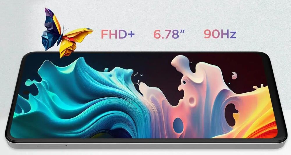 Smartfon TCL 40 Nxtpaper ekran bateria aparat procesor ram pamięć pojemność rozdzielczość zdjęcia filmy opis dane cechy blokady system łączność wifi bluetooth obudowa szkło odporność porty muzyka transfer sieć przekątna matryca waga czujniki oled amoled ips