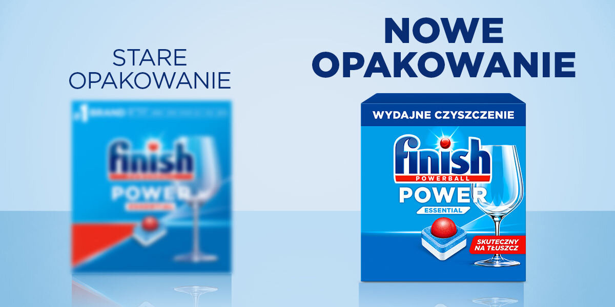 Tabletki do zmywarek FINISH Powerball Power Essential Fresh - 42 szt. recykling