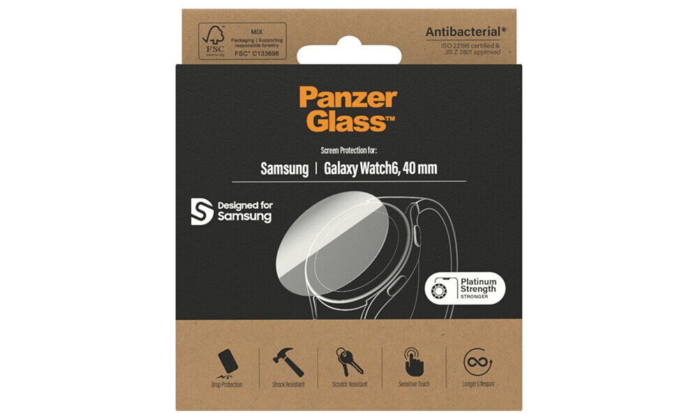 PanzerGlass Screen Protection Samsung Galaxy Watch6 40mm bezpieczeństwo i spokój użytkowania zegarka