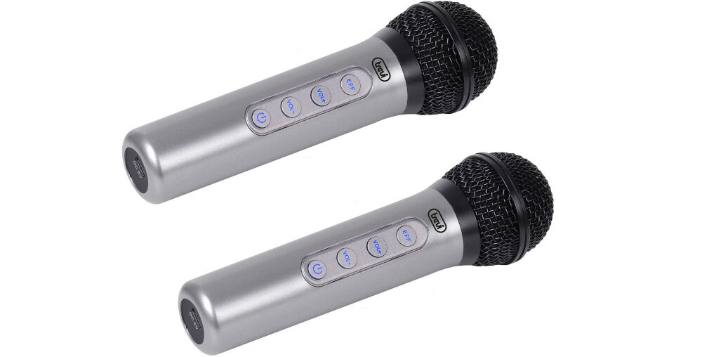 Mikrofon TREVI EM 415 R - Wysoka jakość dźwięku, dynamiczny mikrofon bezprzewodowy