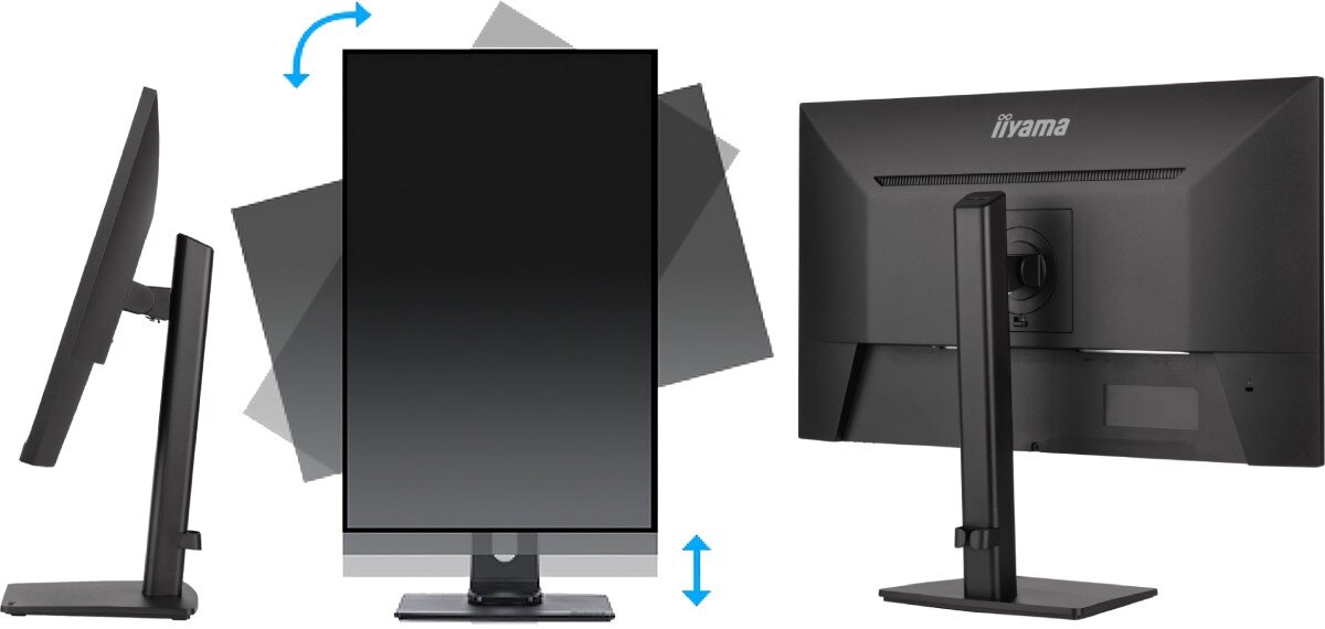 Monitor IIYAMA ProLite XUB2794QSU-B6 27 2560x1440px 100Hz 1 ms podstawa regulacja ergonomia VESA