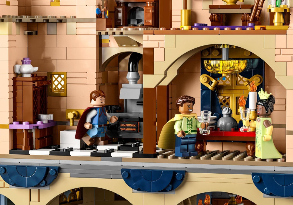 LEGO 43222 Disney Zamek Disneya zabawa edukacja rozwój wyposażenie kreatywność