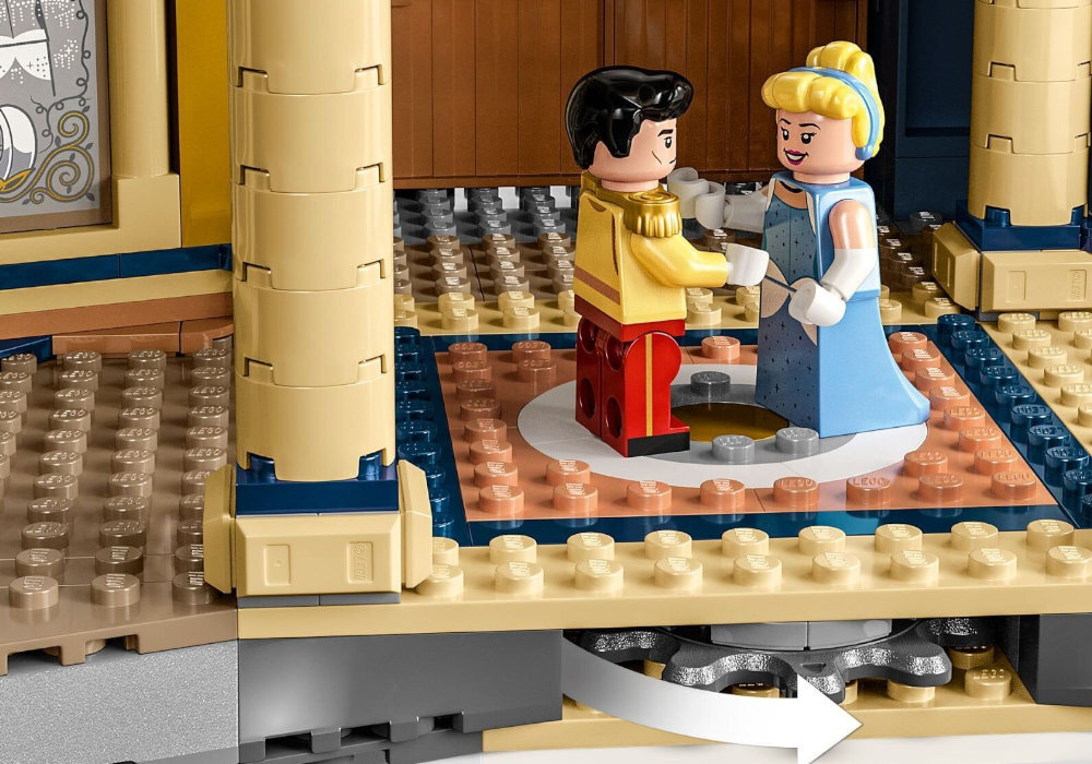 LEGO 43222 Disney Zamek Disneya zabawa edukacja rozwój wyposażenie kreatywność