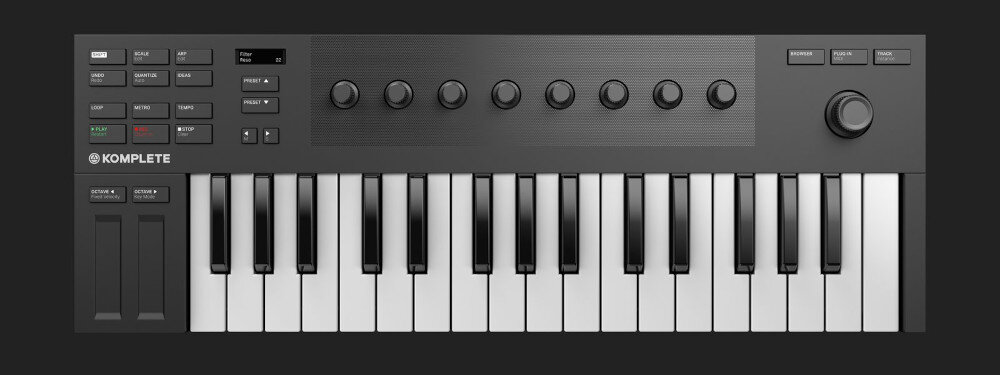 Klawiatura sterująca NATIVE INSTRUMENTS Komplete Kontrol M32 - Łatwa w transporcie
