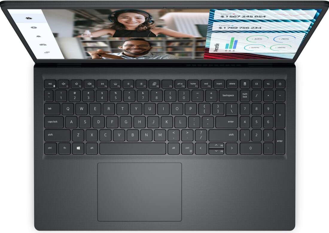 Laptop DELL Vostro 3520 - Pełnowymiarowa klawiatura 