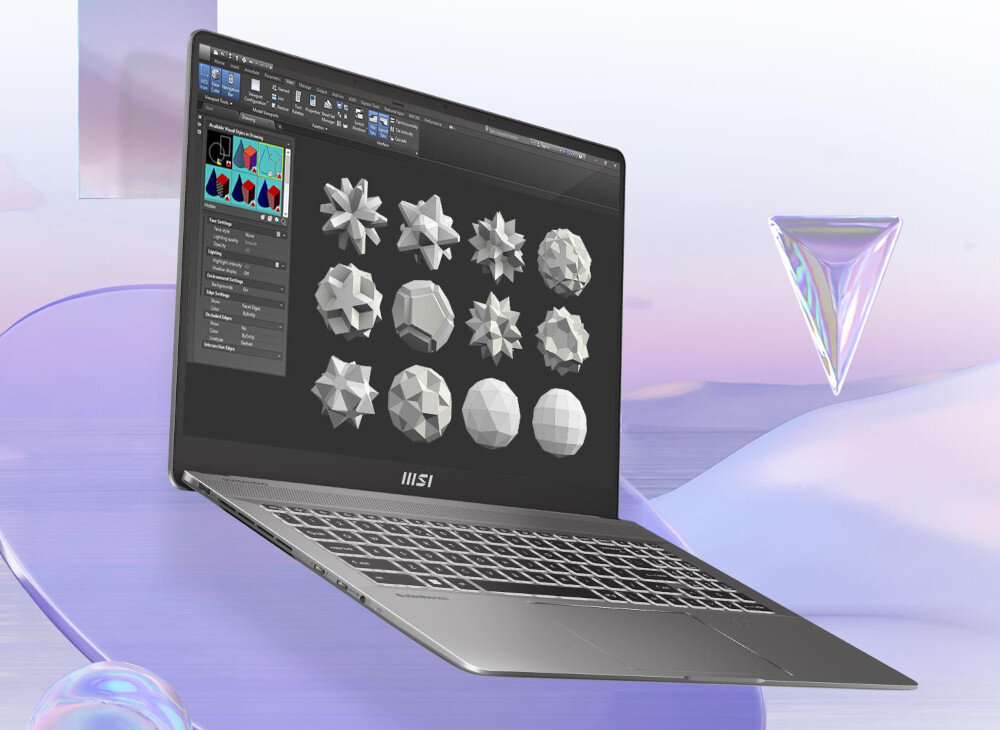 Laptop MSI Creator Z16 HX Studio A13VGTA-035PL 16 IPS 165Hz i9-13980HX 64GB RAM 2TB SSD GeForce RTX4070 Windows 11 Professional karta graficzna technologie