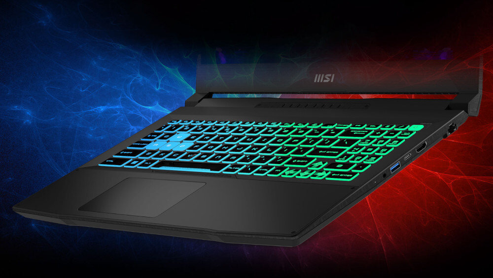 Laptop MSI Katana 15 B13VFK-1437XPL 15.6 IPS 144Hz i7-13620H 16GB RAM 1TB SSD GeForce RTX4060 podświetlenie RGB klawiatura