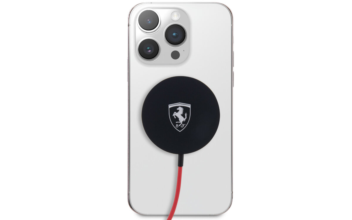 Ładowarka indukcyjna FERRARI MagSafe 15W Moc wtyczka napięcie porty USB ładowanie sprzęt bateria energia indukcja