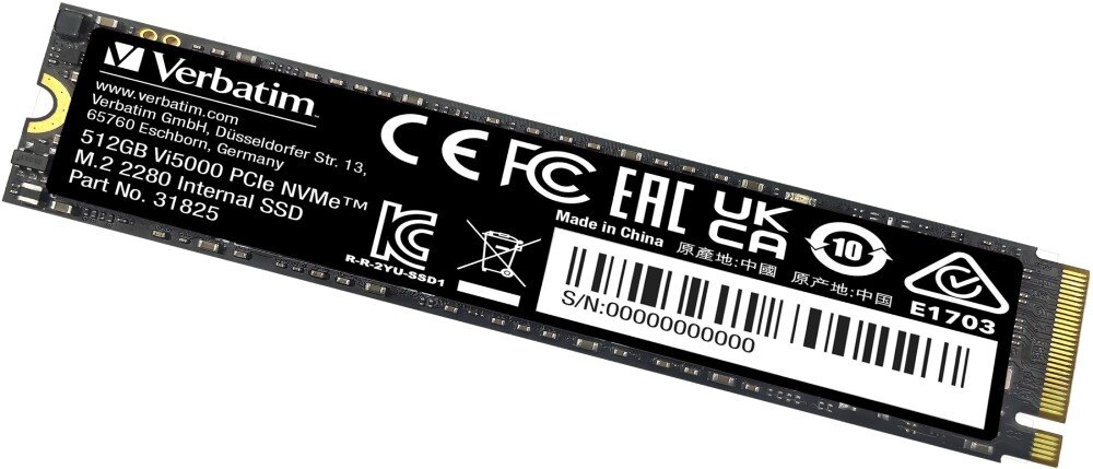 Dysk VERBATIM Vi5000 512GB SSD żywotność TBW trwałość