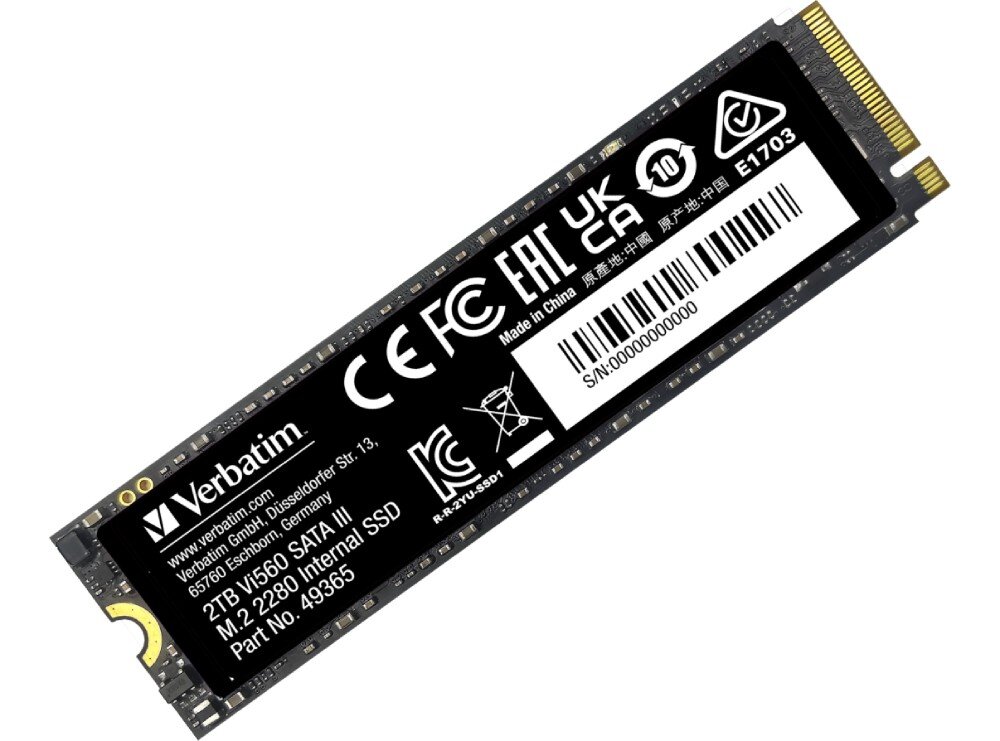 Dysk VERBATIM Vi560 S3 2TB SSD format wielkość pojemność