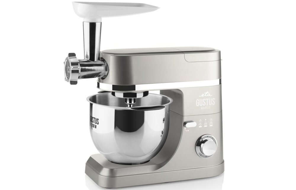 Robot kuchenny planetarny ETA Gustus Magnus IV 412890040 1200W z blenderem kielichowym trzy tarcze maszynka do mięsa średnica mm 