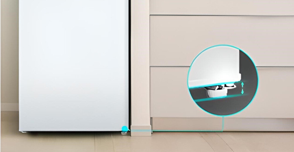 Zamrażarka HISENSE FV298N4AWE regulowane nóżki