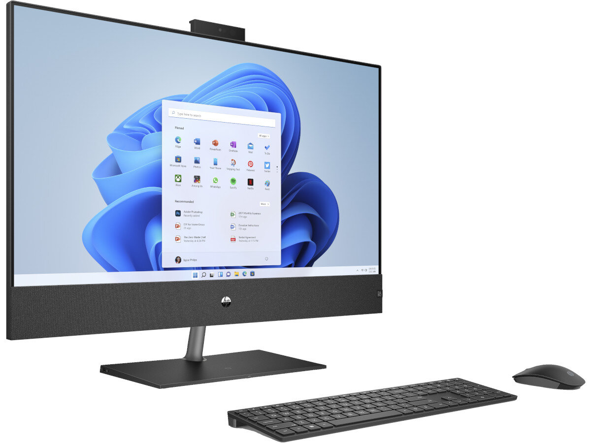Komputer HP Pavilion 32-B0232NW 31.5 IPS i7-12700T 16GB RAM 1TB SSD GeForce GTX1650 Windows 11 Home porty złącza podłączenie łączność Wi-Fi Bluetooth