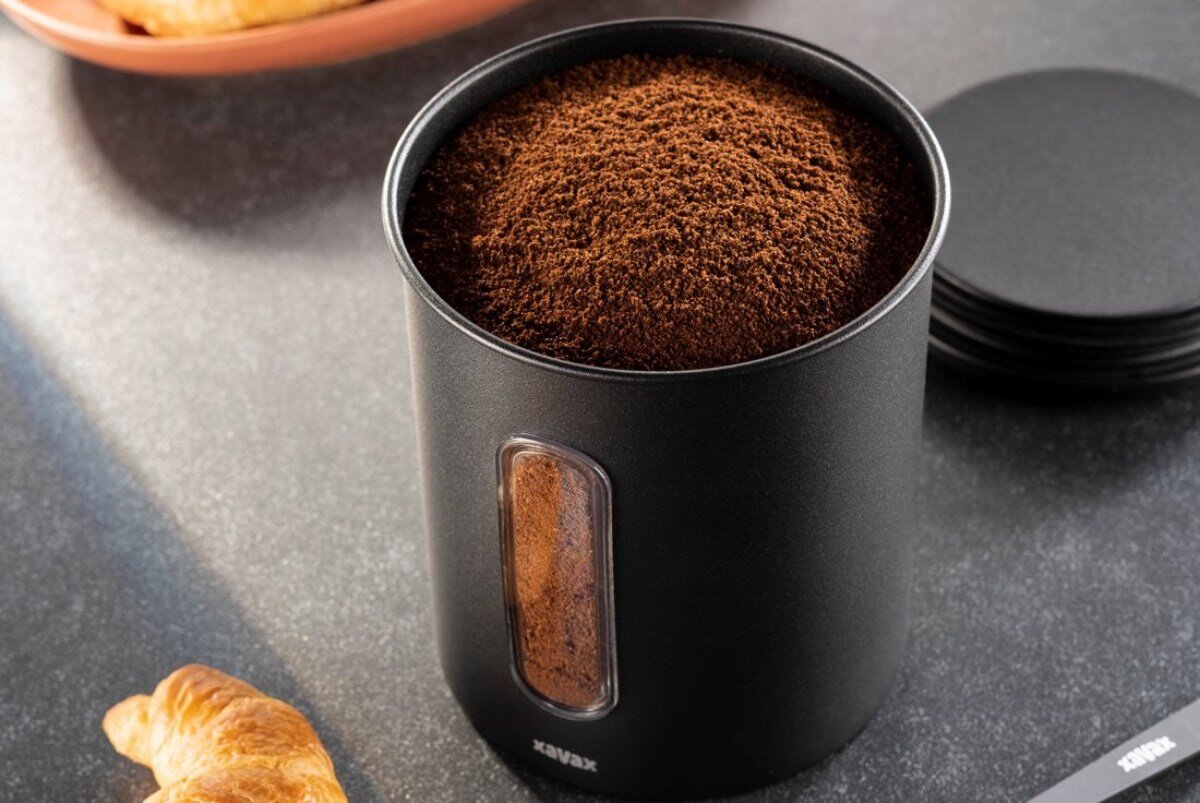 Elegancki i praktyczny pojemnik na kawę Xavax Barista