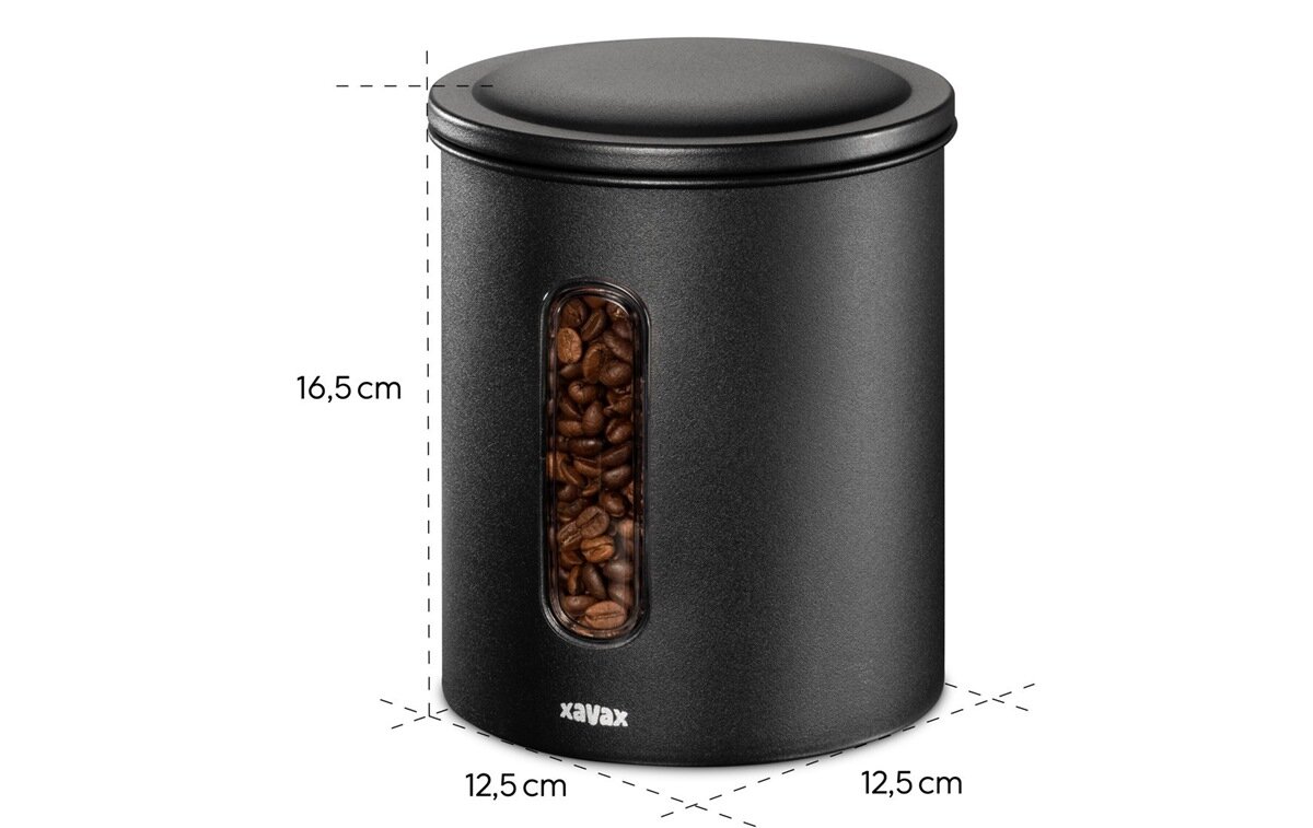 Przejrzystość i kontrola pojemnik na kawę Xavax Barista