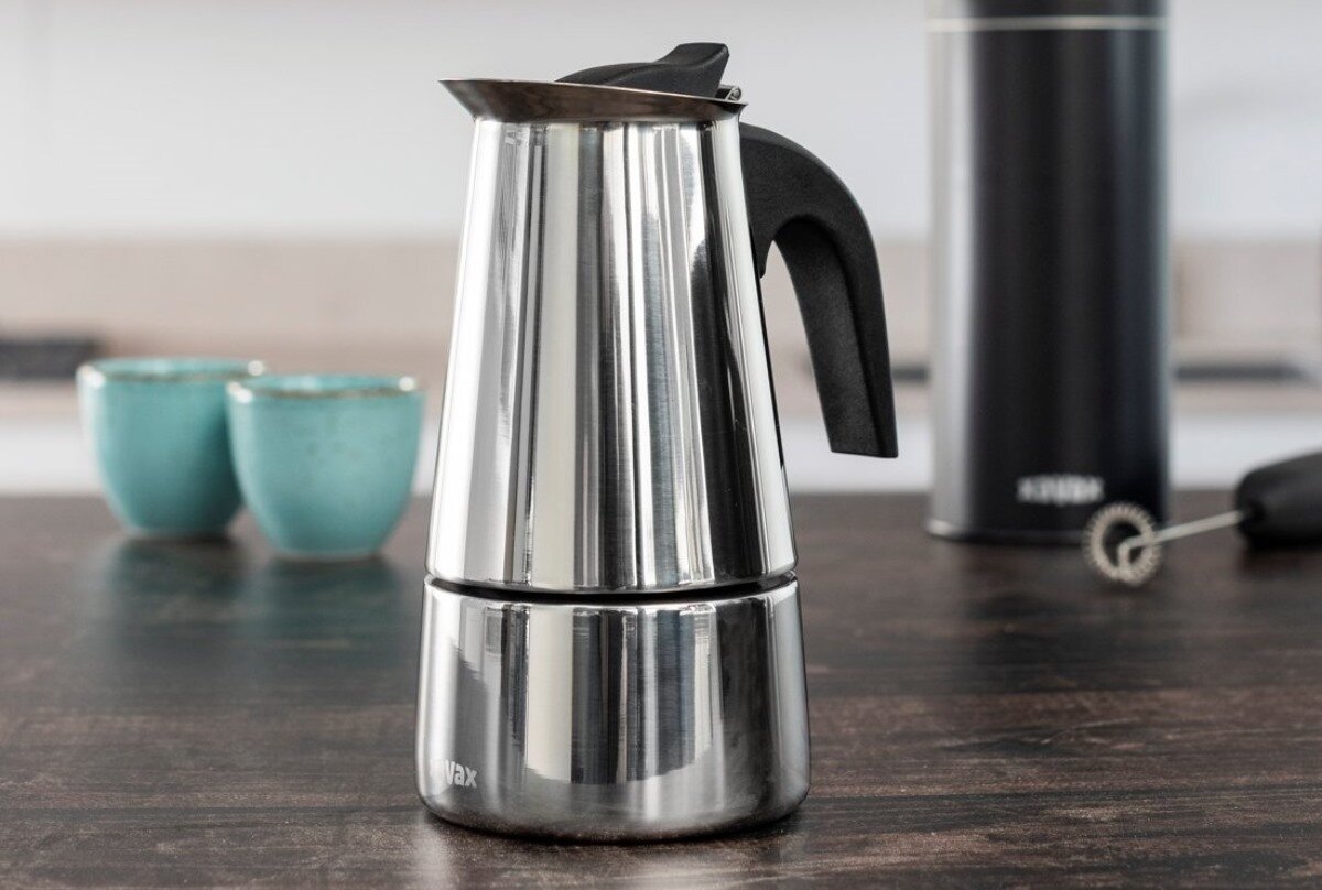 kawiarka xavax współpracuje z kuchenkami  indukcyjnymi, gazowymi,
                    elektrycznymi, szklano-ceramicznymi i ceramicznymi