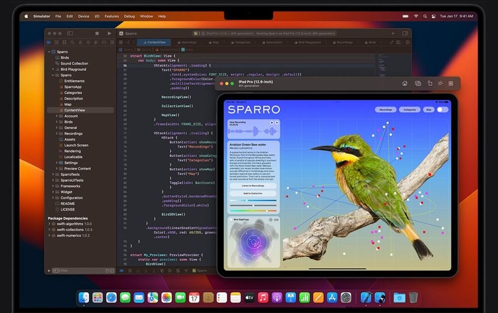 Laptop APPLE MacBook Pro  ekran wydajność grafika karta procesor taktowanie pojemność bateria ładowanie pamięć ram rom wyświetlacz rozdzielczość kamerka system klawiatura porty 